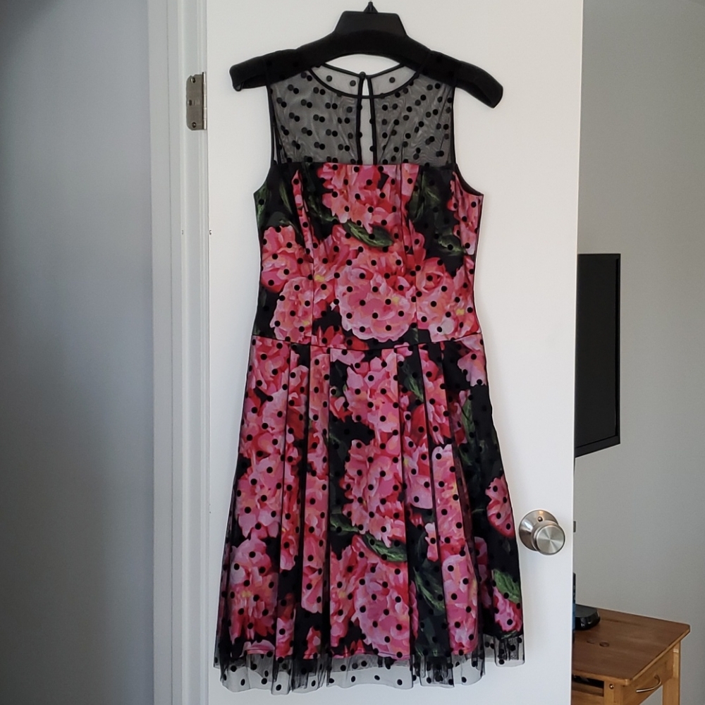 Eliza J Vintage Floral Cocktail Dress